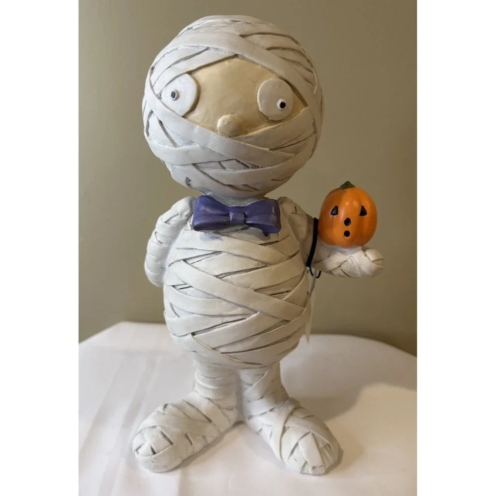 GUS the Halloween Mummy Resin Statue Decor NEW Pairs With Carl Melvin Marvin 10